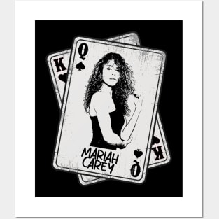 Retro Mariah Carey 80s Card Style Posters and Art